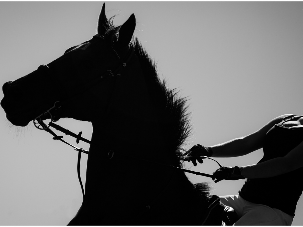 frustrated when riding